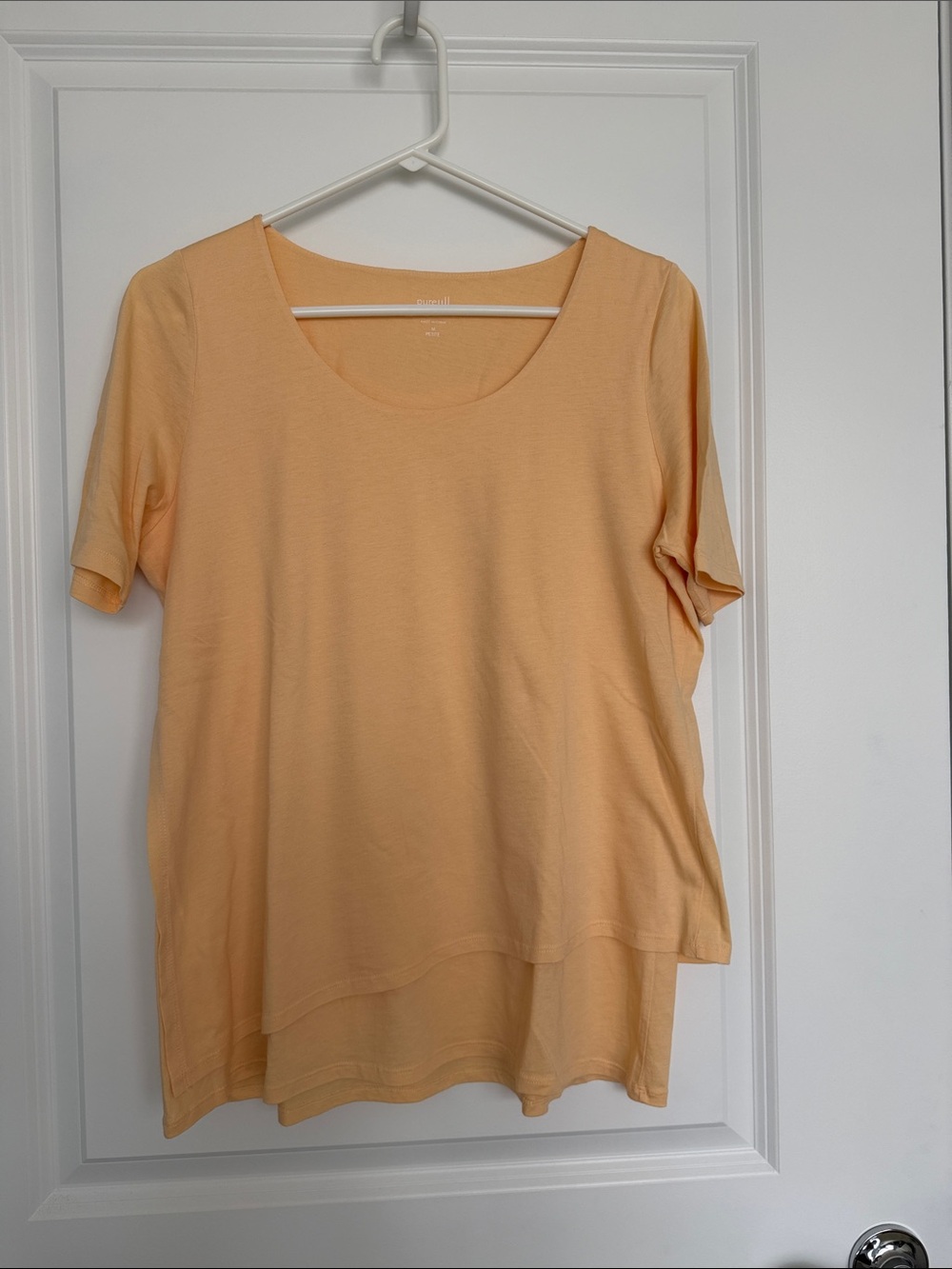J.Jill Short-Sleeve Top with asymmetrical layers